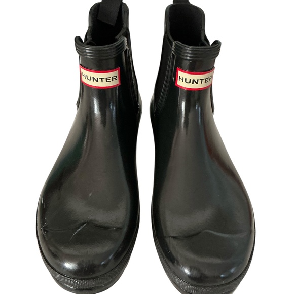 Hunter Play Short Nebula Women's Size 10 Short Black Rain Boots - Picture 1 of 7